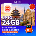 Load image into Gallery viewer, eSIM Unicom China & Macau
