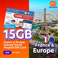 Load image into Gallery viewer, France & Europe Unicom Travel Prepaid SIM Card