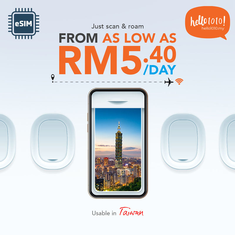 eSIM Taiwan price visual