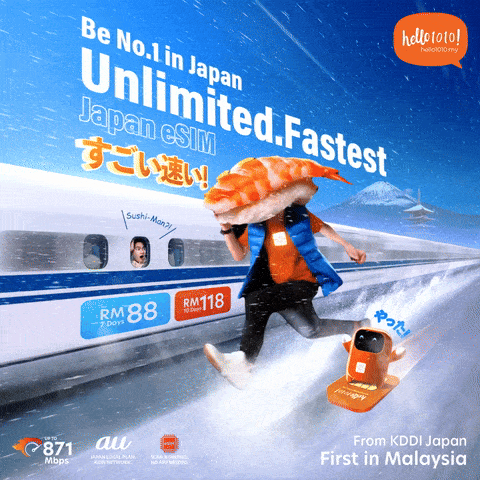 KDDI unlimited data japan eSIM