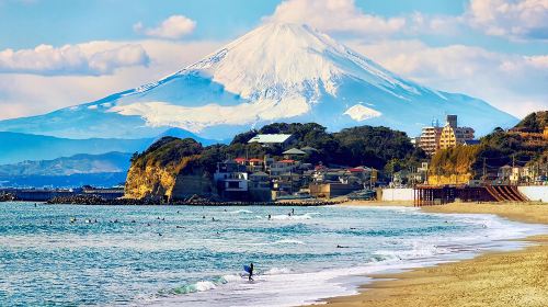 Kamakura Youth Memories + Enoshima + Yokohama Red Brick Warehouse Night View 1-day Tour with Enoshima Electric Railway Experience Day Tours