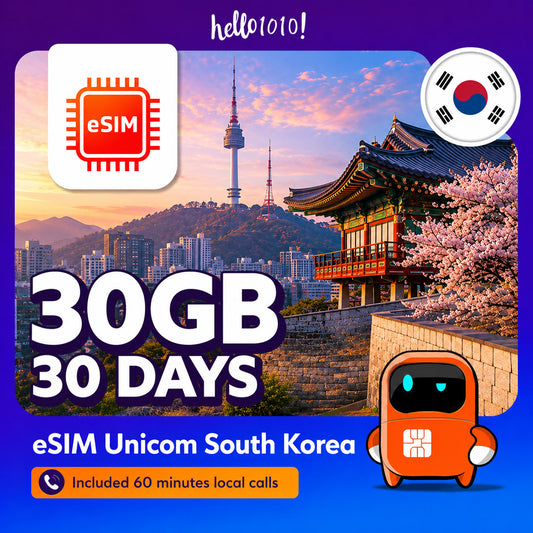 eSIM Unicom South Korea