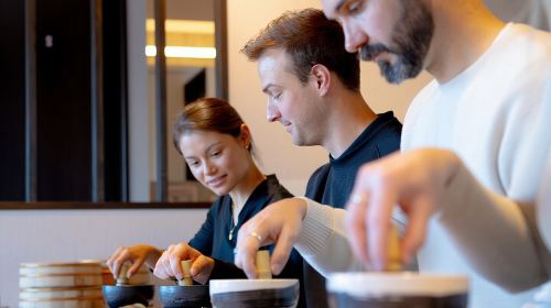 Matcha Making Class with Japanese Sweets in Asakusa, Tokyo