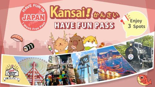 Have Fun in Kansai Pass - 1 Week Free Pass