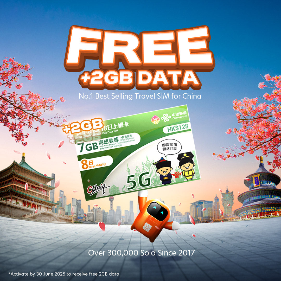 Greater China Unicom (8 or 15 Days) Prepaid SIM – Hello1010 Travel eSIM ...