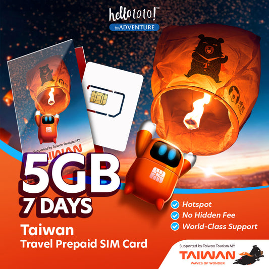 SIM Card Taiwan Tourism Redemption