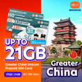 Load image into Gallery viewer, Greater China Unicom (30 or 180 Days) Prepaid SIM
