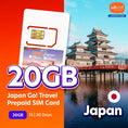 Load image into Gallery viewer, Japan Go! 20GB Travel Prepaid SIM Card
