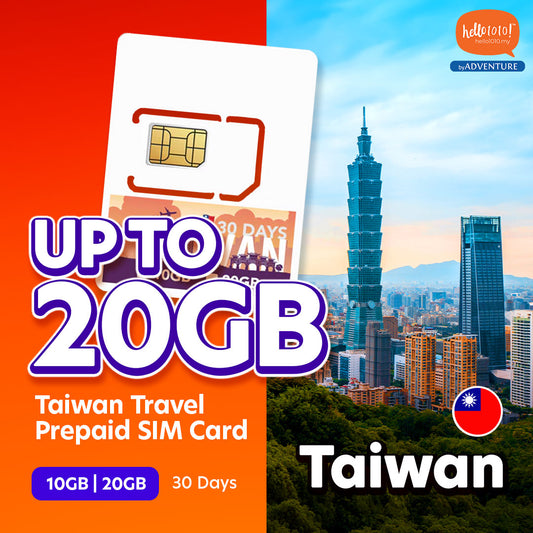 Taiwan Travel Prepaid SIM Card
