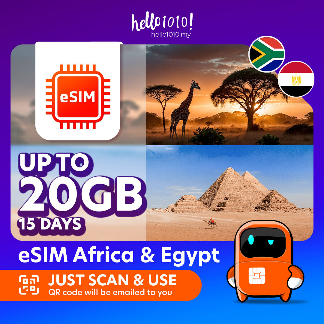 eSIM Africa and Egypt