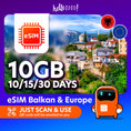 Load image into Gallery viewer, eSIM Balkan & Europe
