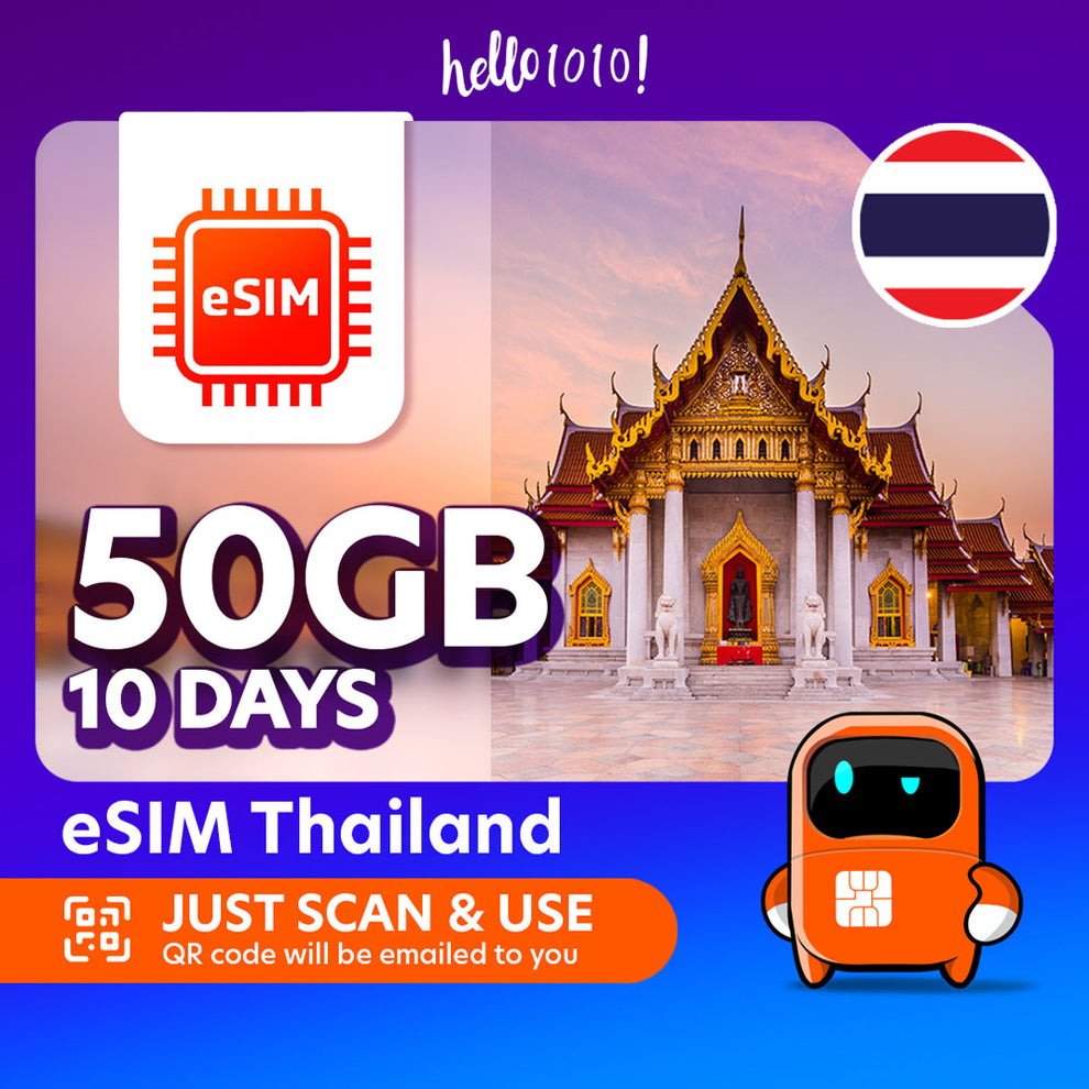 Hello1010 泰国 eSIM DTAC