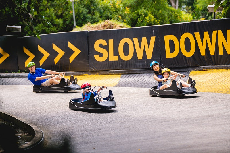Skyline Luge Singapore 新加坡斜坡滑车与空中吊椅