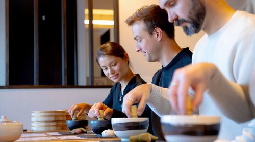 Matcha Making Class with Japanese Sweets in Asakusa, Tokyo