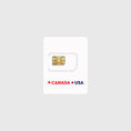 Gallery viewerに画像を読み込む, Canada & USA Travel Prepaid SIM Card Product Image
