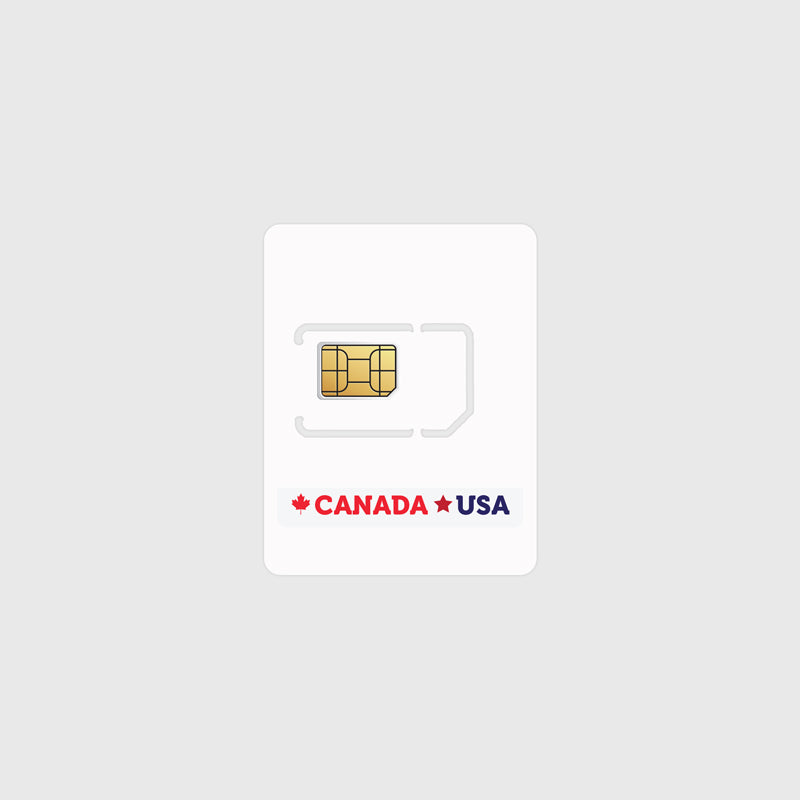 Canada & USA Travel Prepaid SIM Card Product Image