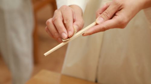 Chopstick Making Workshop in Ginza, Tokyo