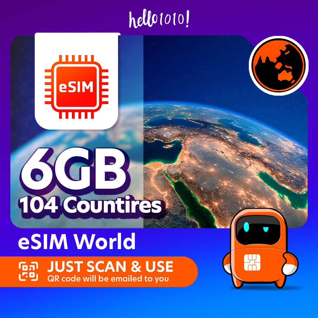 eSIM World – Hello1010 Travel eSIM & SIM