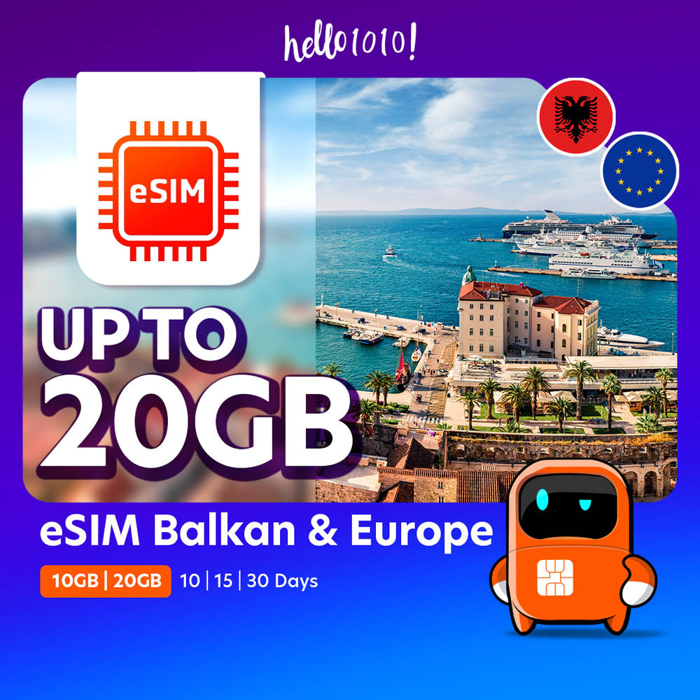 eSIM Balkan and Europe