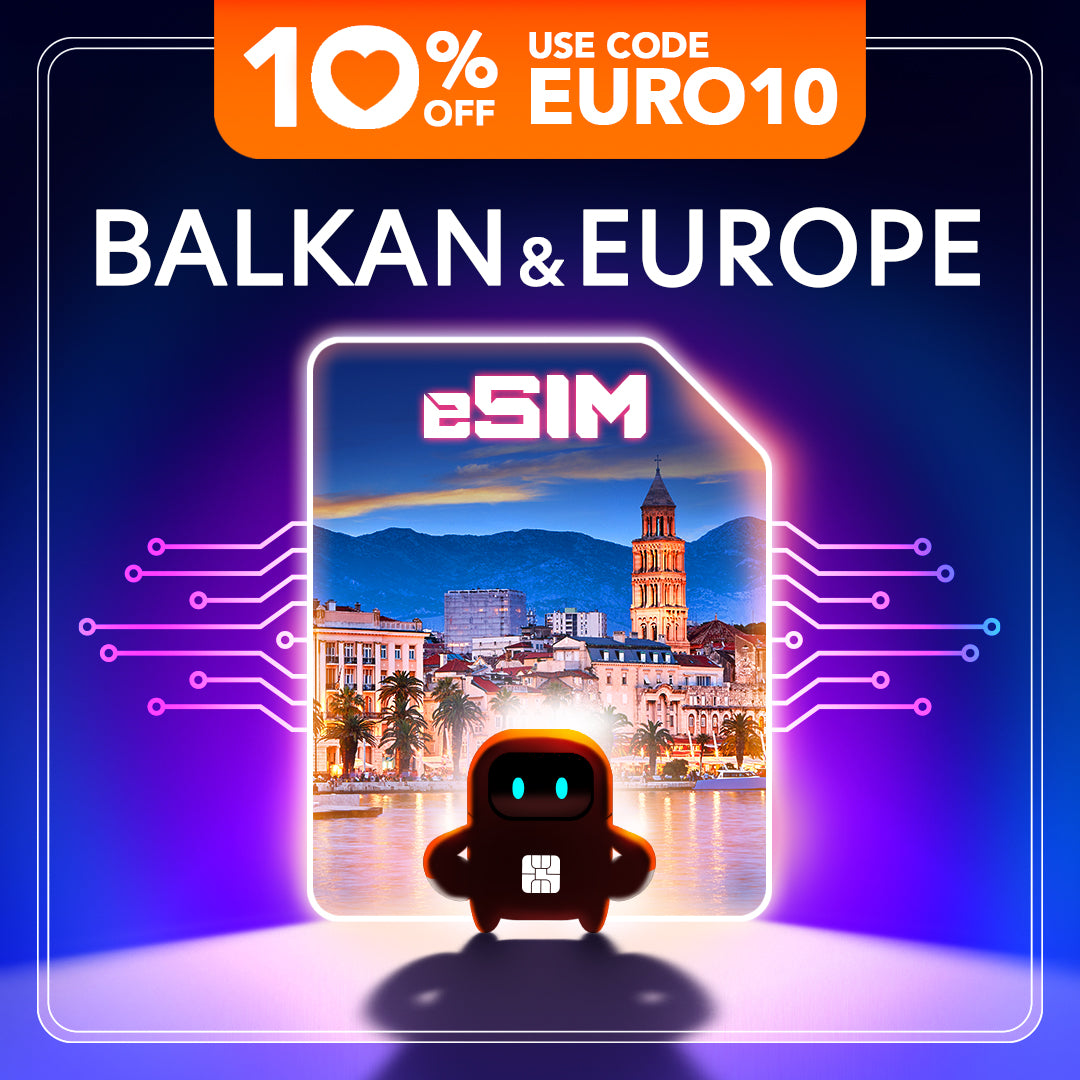 eSIM Balkan and Europe Promo