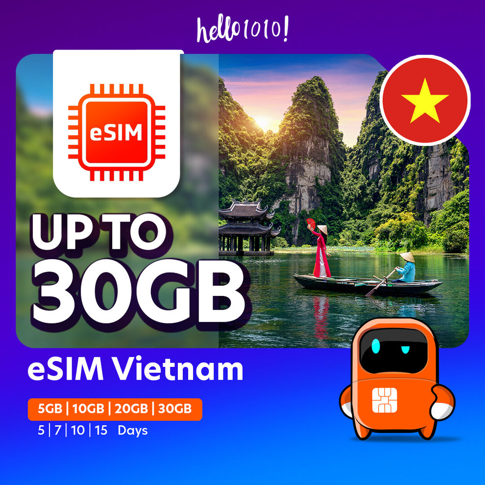 Hello1010 越南 eSIM 产品主图