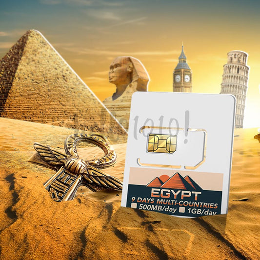 Egypt Multi-Countries Travel Prepaid SIM Card