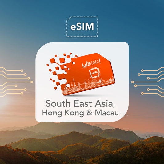 eSIM South East Asia, HK and Macau