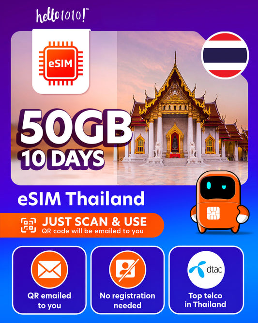 eSIM Thailand DTAC