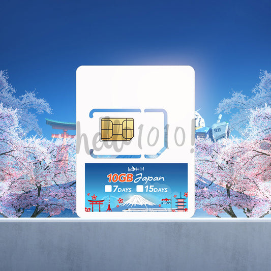 Japan Go! 10GB Travel Prepaid SIM Card