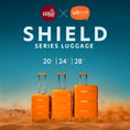 Load image into Gallery viewer, Shield Samel Luggage (Orange)
