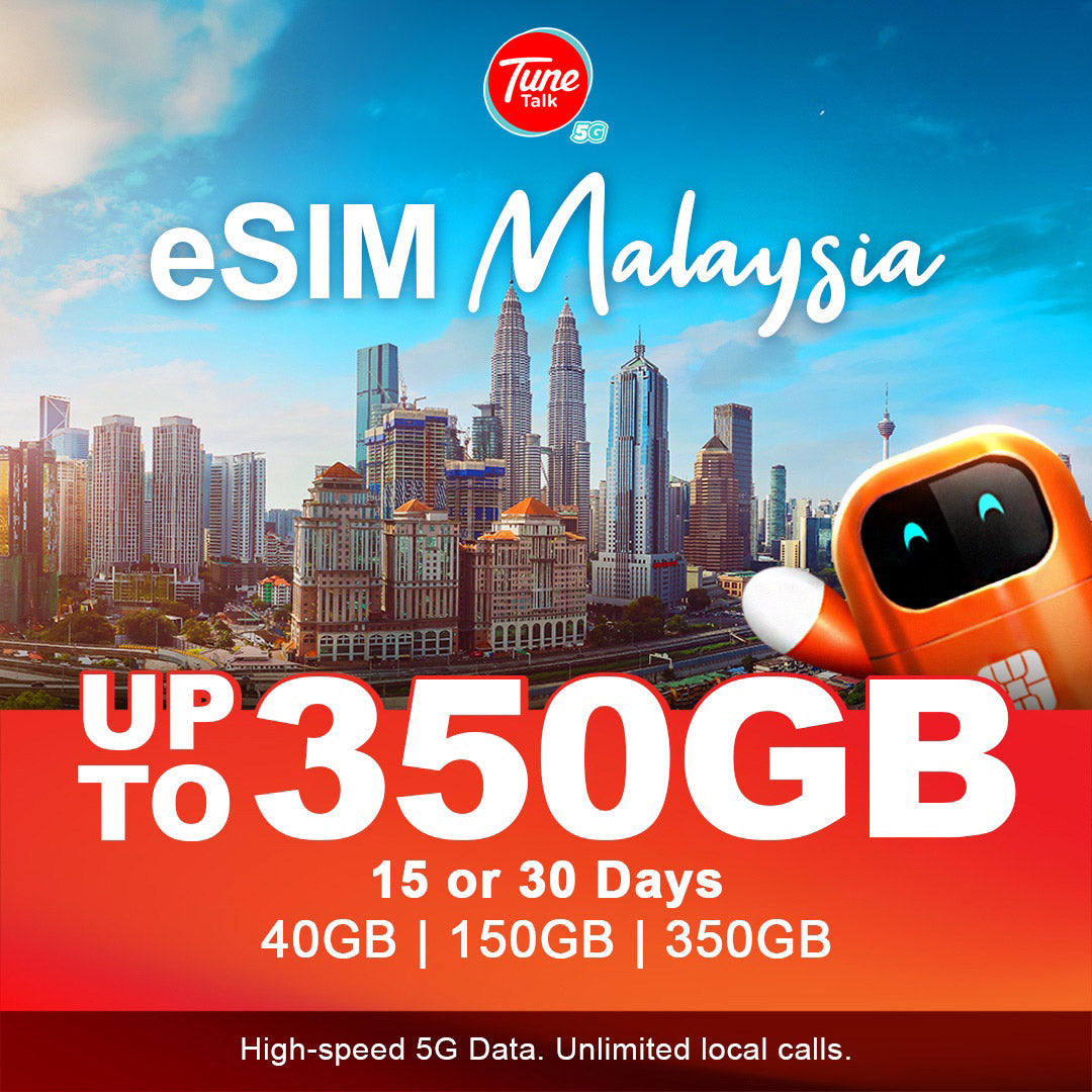 eSIM Tune Talk Malaysia (Passport Required)